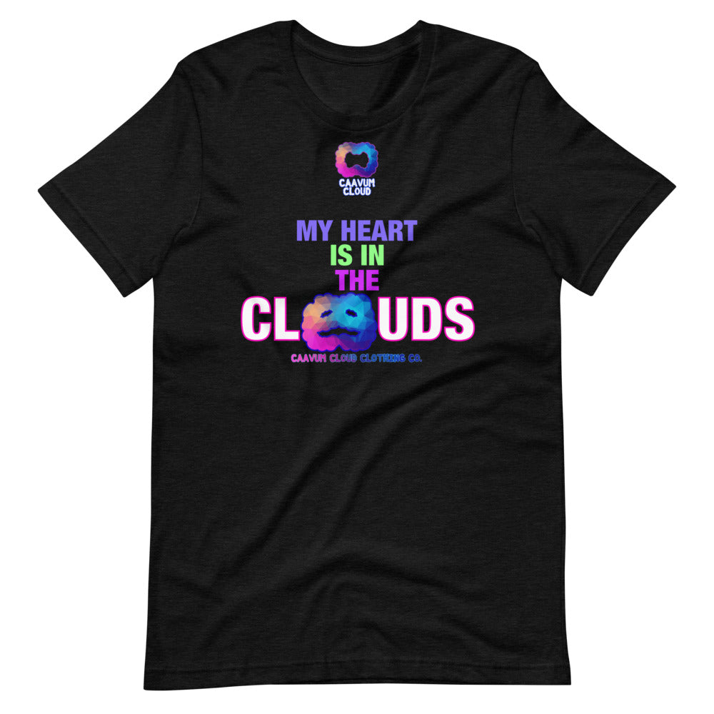 Caavum Cloud My Heart Is In The Clouds Short-Sleeve Unisex T-Shirt