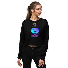 Load image into Gallery viewer, Caavum Cloud No Frowning Crop Sweatshirt
