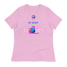 Load image into Gallery viewer, Caavum Cloud My Heart Is In The Clouds Women&#39;s Relaxed T-Shirt
