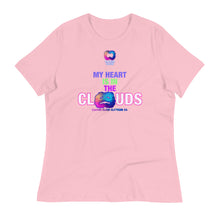 Load image into Gallery viewer, Caavum Cloud My Heart Is In The Clouds Women&#39;s Relaxed T-Shirt
