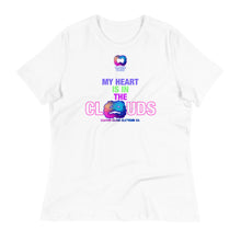 Load image into Gallery viewer, Caavum Cloud My Heart Is In The Clouds Women&#39;s Relaxed T-Shirt
