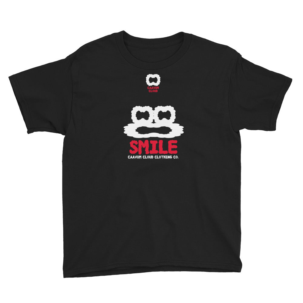 Caavum Cloud Smile Youth Short Sleeve T-Shirt